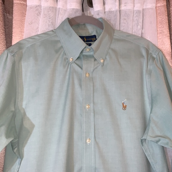 Ralph Lauren Classic Fit Easy Care Size 16 Button Down Shirt - Picture 2 of 16